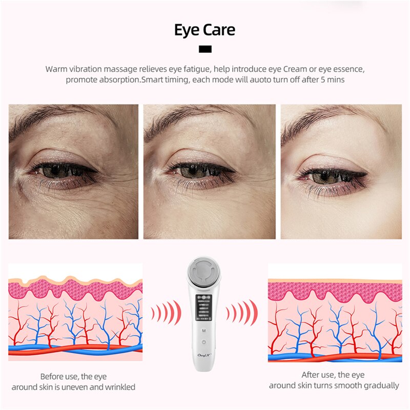 5 In 1 EMS Facial Beauty machine Skin Care Tool Electroporation