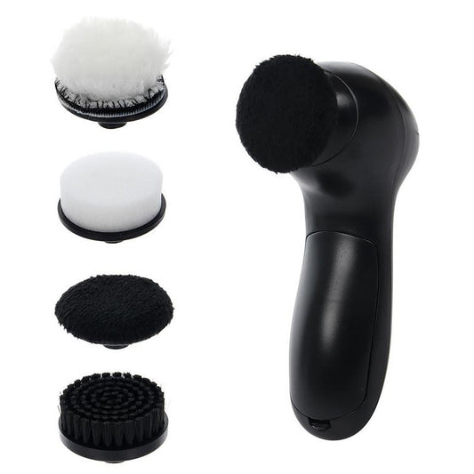 Electric Shoe Polisher Brush Leather Shoes Cleaning Repair Polishing