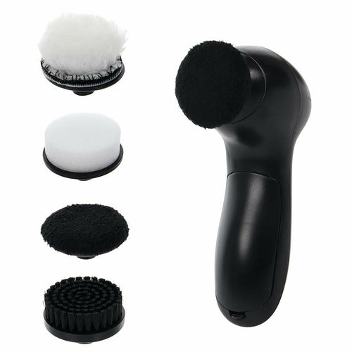 Electric Shoe Polisher Brush Leather Shoes Cleaning Repair Polishing