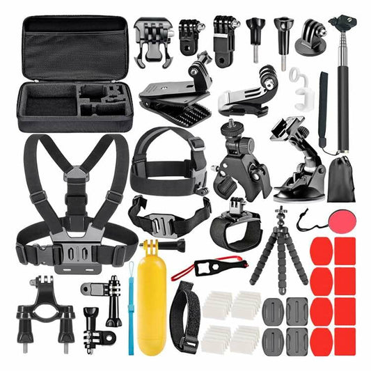 Hridz 58-in-1 Action Camera Accessories Kit for Insta360 GoPro Hero 10