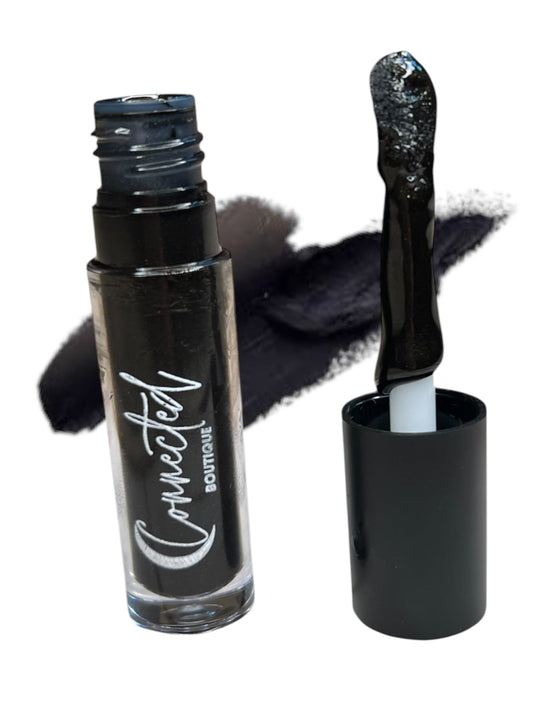 Onyx – Black Lip Gloss High-Shine Pigmented Lip Color