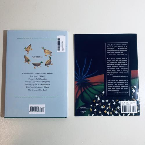 Native American kids 2-book BUNDLE - Pushing Up the Sky & How the