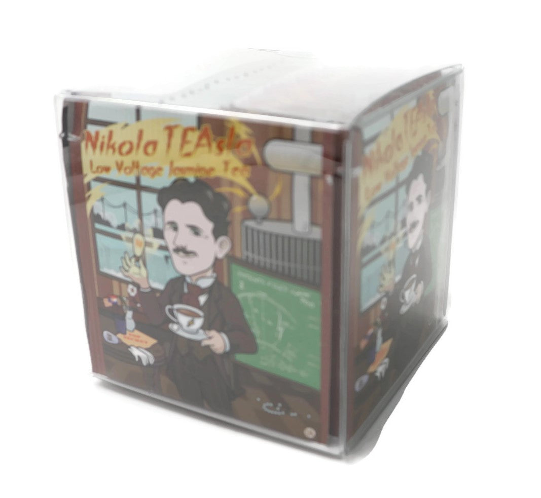 Nikola TEAsla: Organic Low Voltage Jasmine Green Tea (Caffeinated)