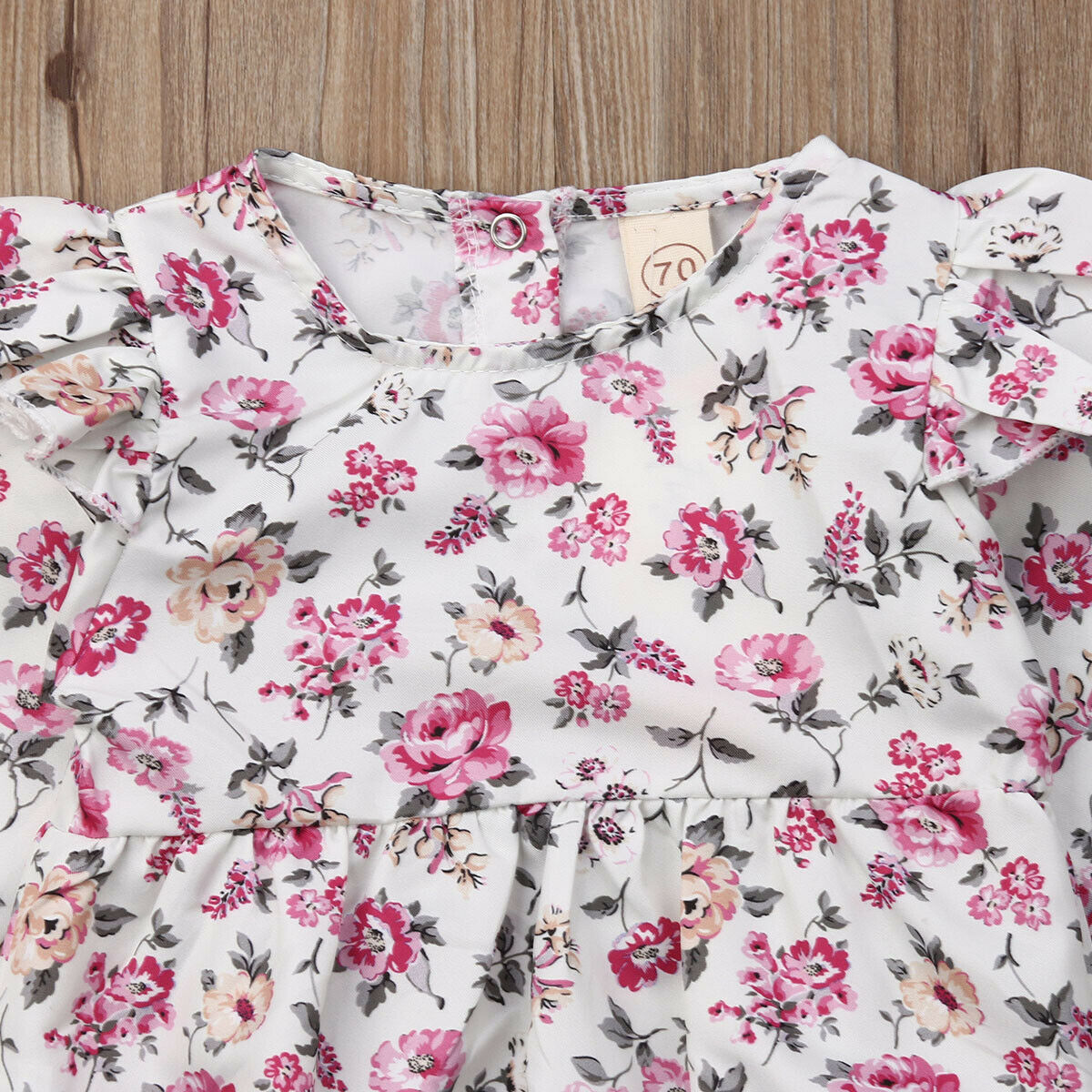 Infant Baby Kid Girl Bodysuits Clothes Long Sleeve