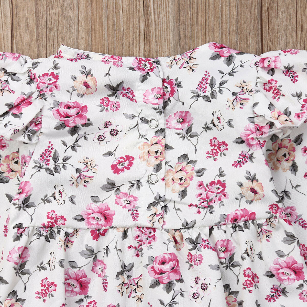 Infant Baby Kid Girl Bodysuits Clothes Long Sleeve