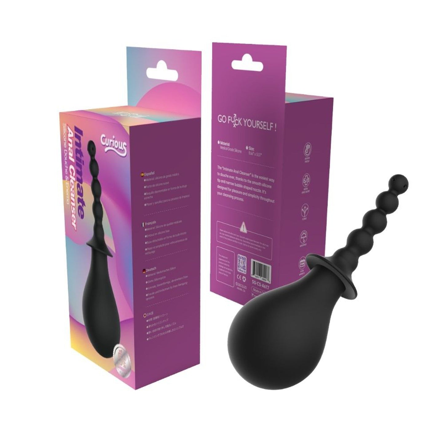 Intimate Anal Cleanser Silicone Douche and Enema