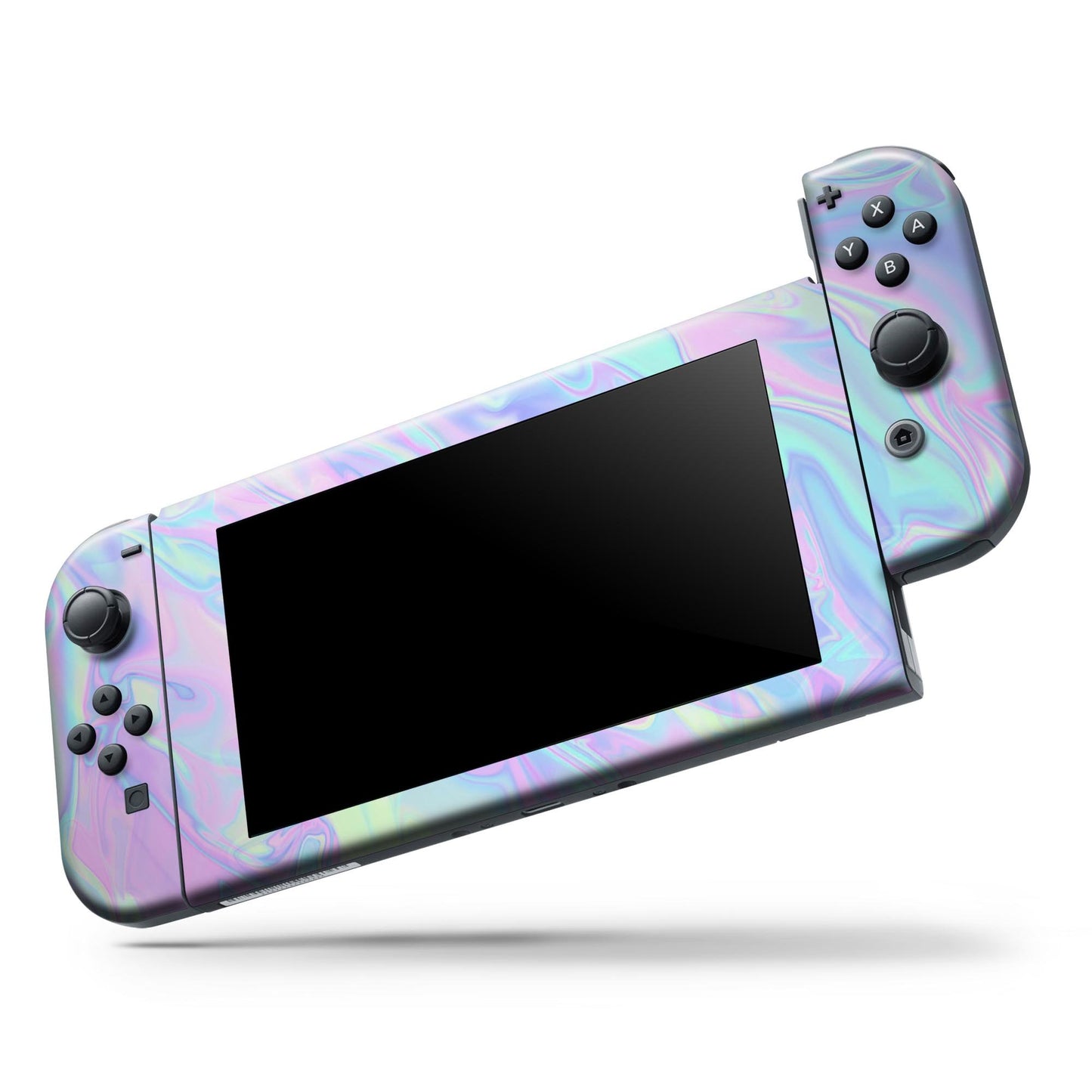 Iridescent Dahlia v1 - Vinyl Skin Wrap for Nintendo Switch 2, OLED,