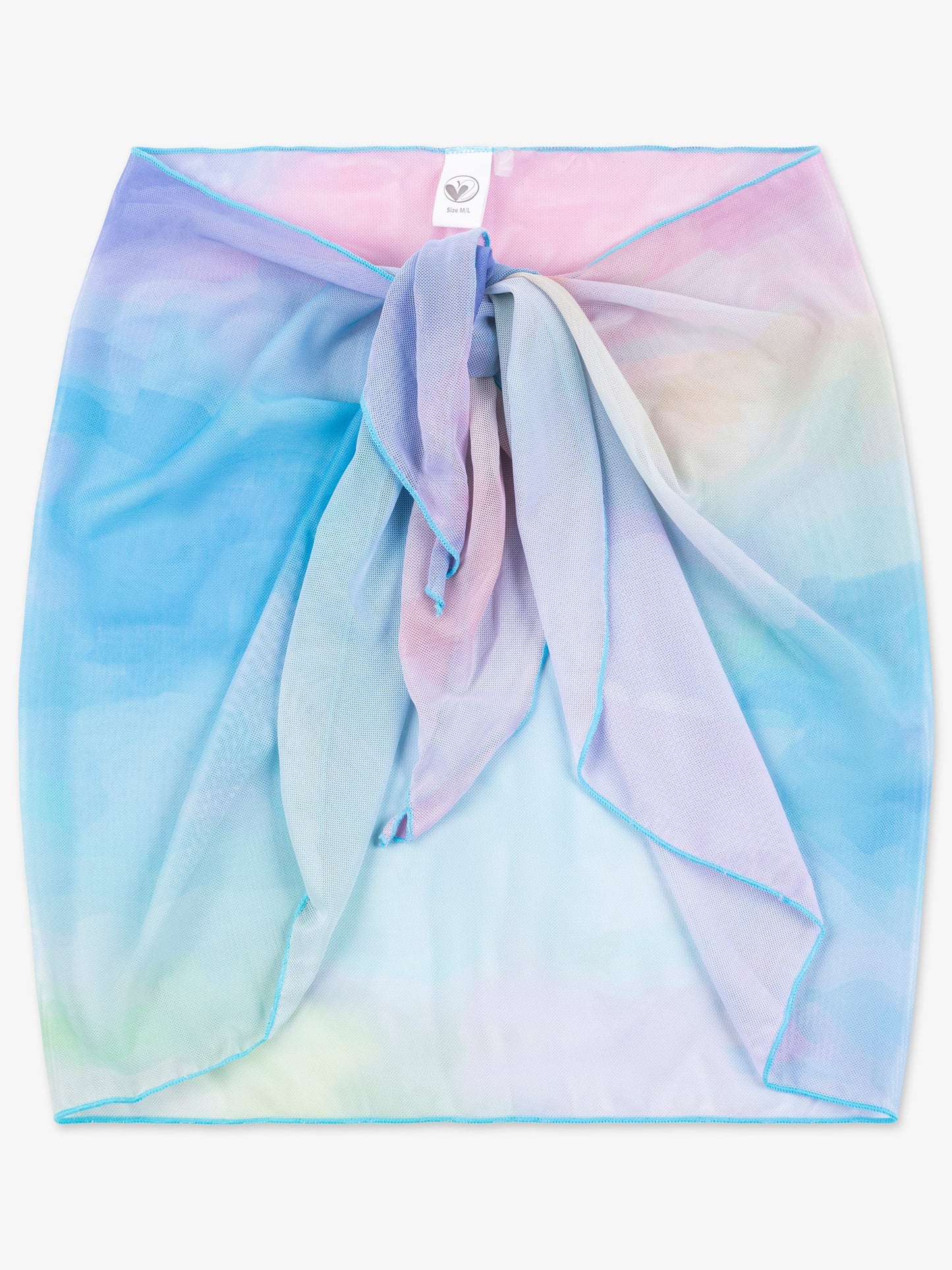 Juliana Mesh Sarong Wrap Skirt
