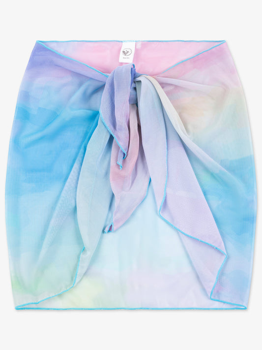 Juliana Mesh Sarong Wrap Skirt