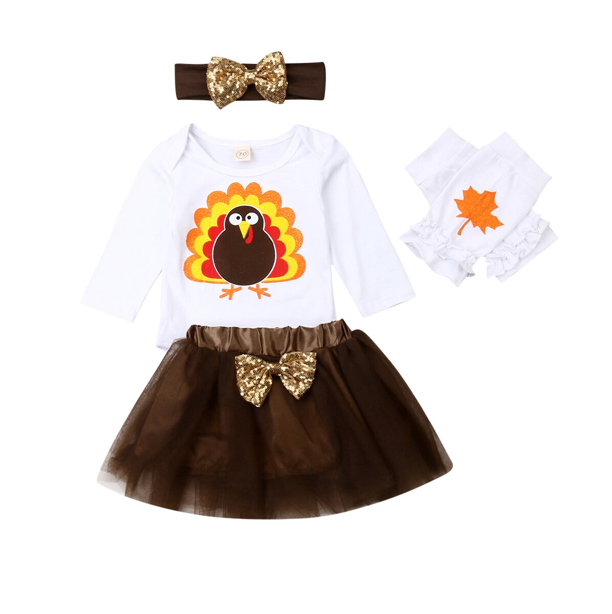 Kids Antumn Sweet Clothes Sets Newborn Baby Girls