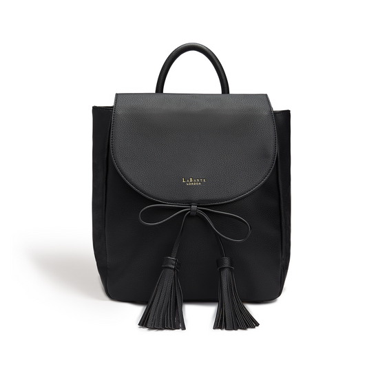 Miley Black Small Vegan Backpack