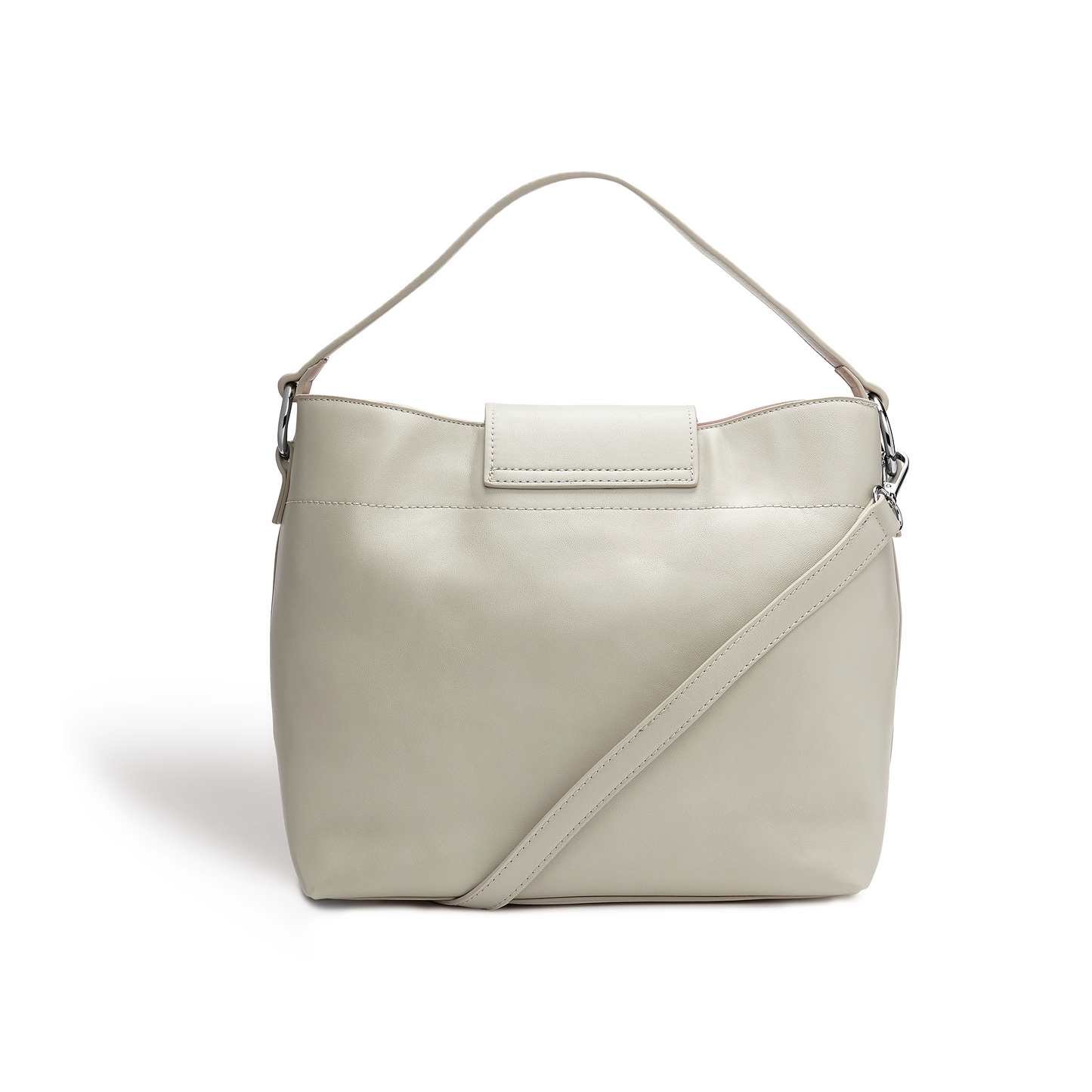 Sara Taupe Vegan Hobo Bag