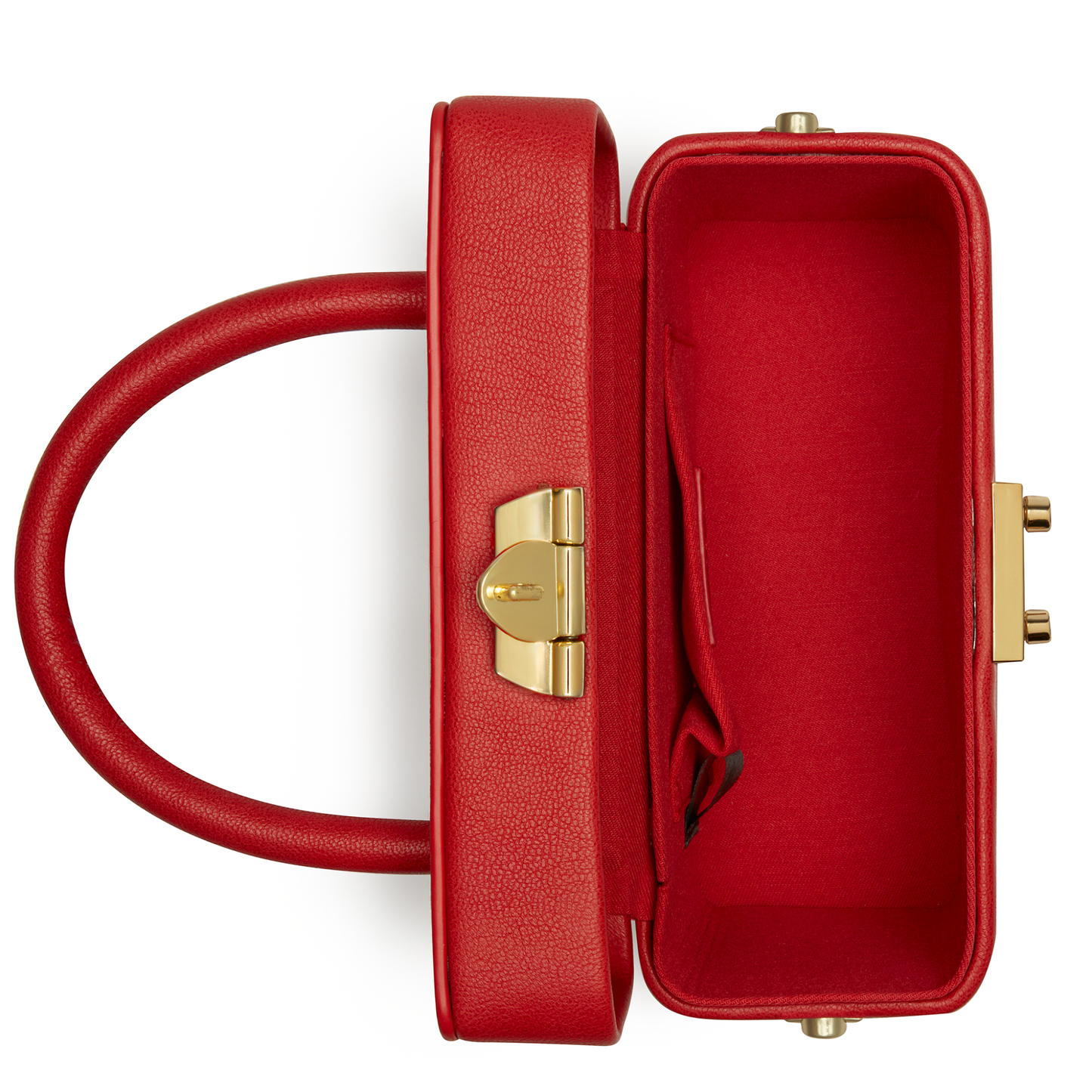 Mae Red Satchel Vegan Cross Body Bag