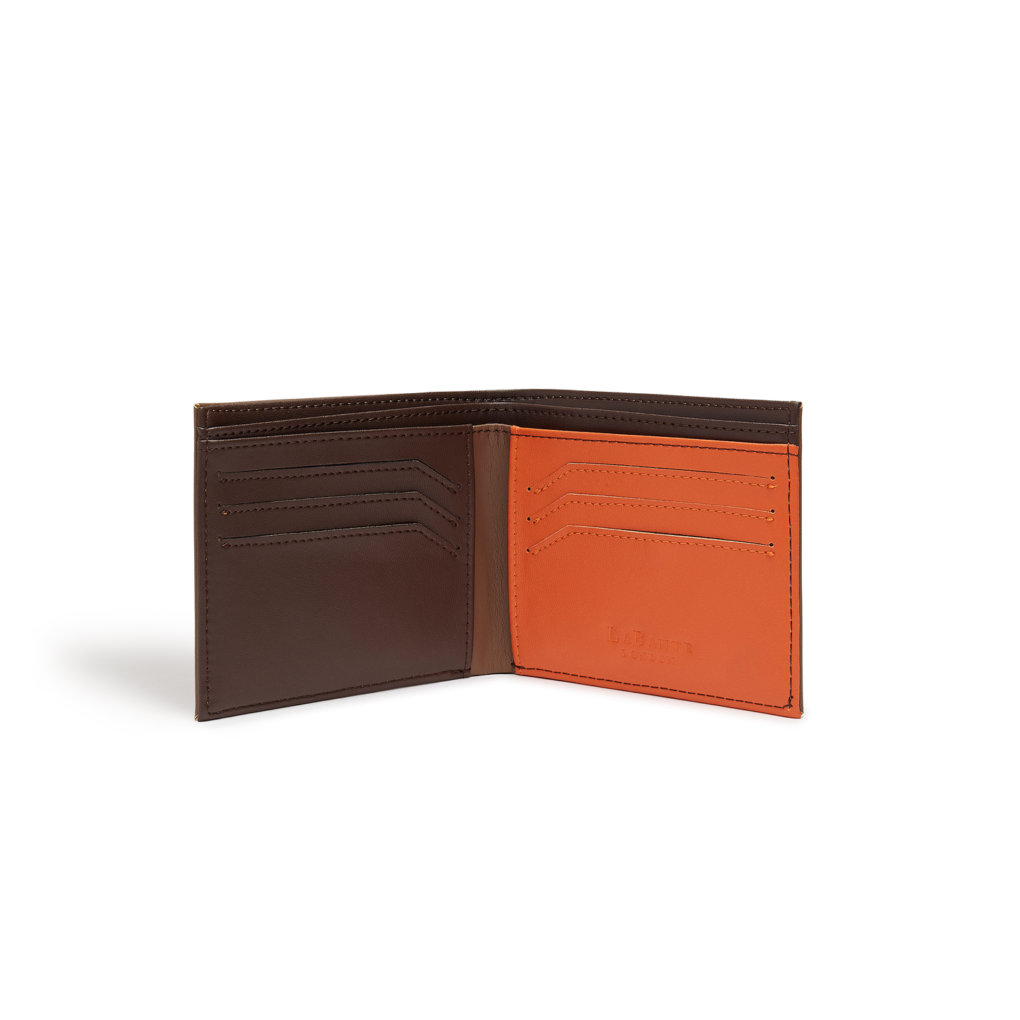 Brave Brown Vegan Bifold Wallet
