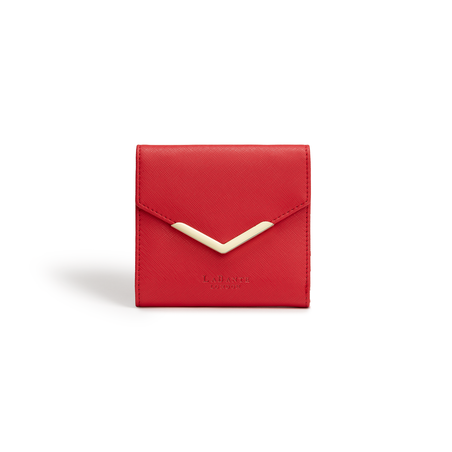 Diana Red Small Vegan Bifold Wallet