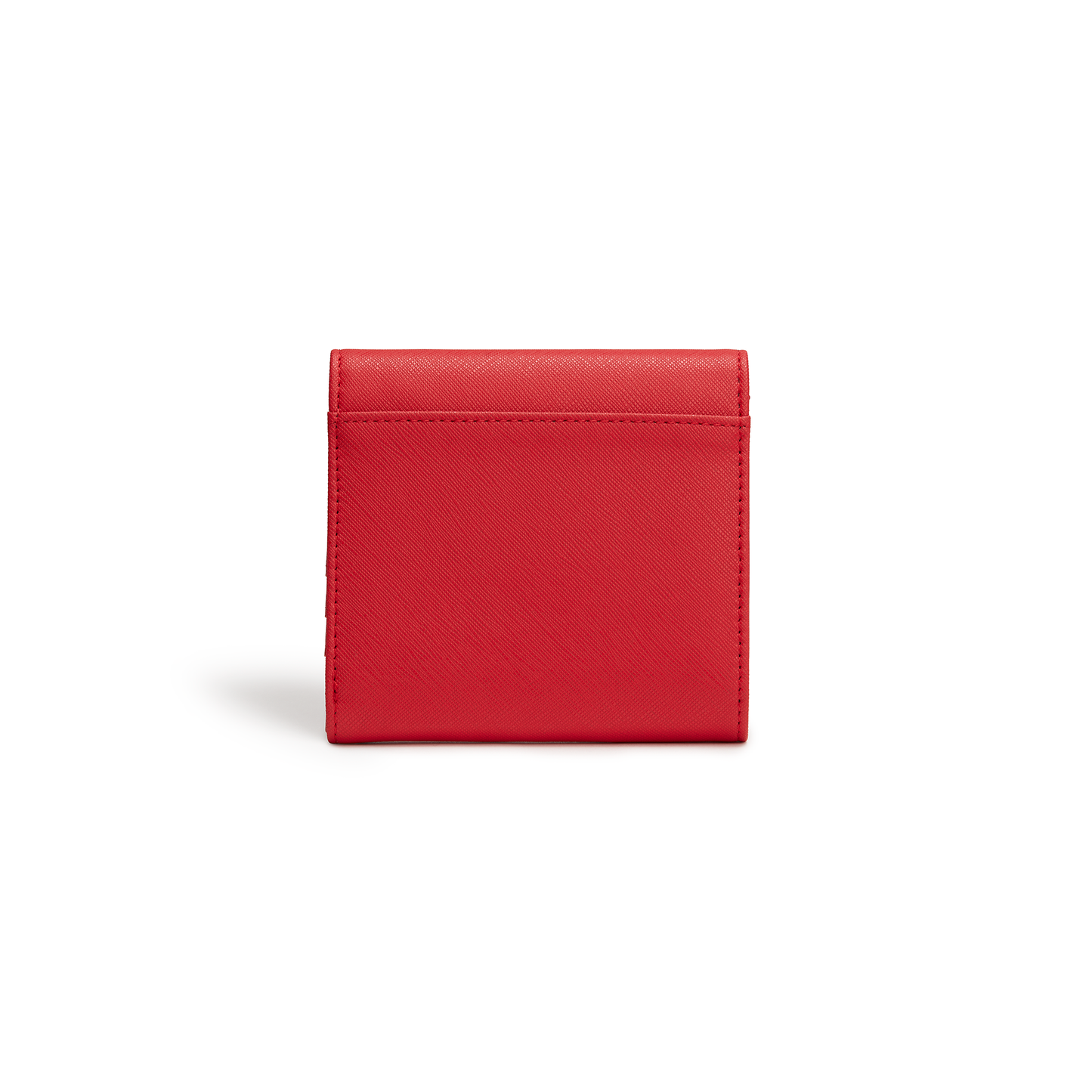 Diana Red Small Vegan Bifold Wallet