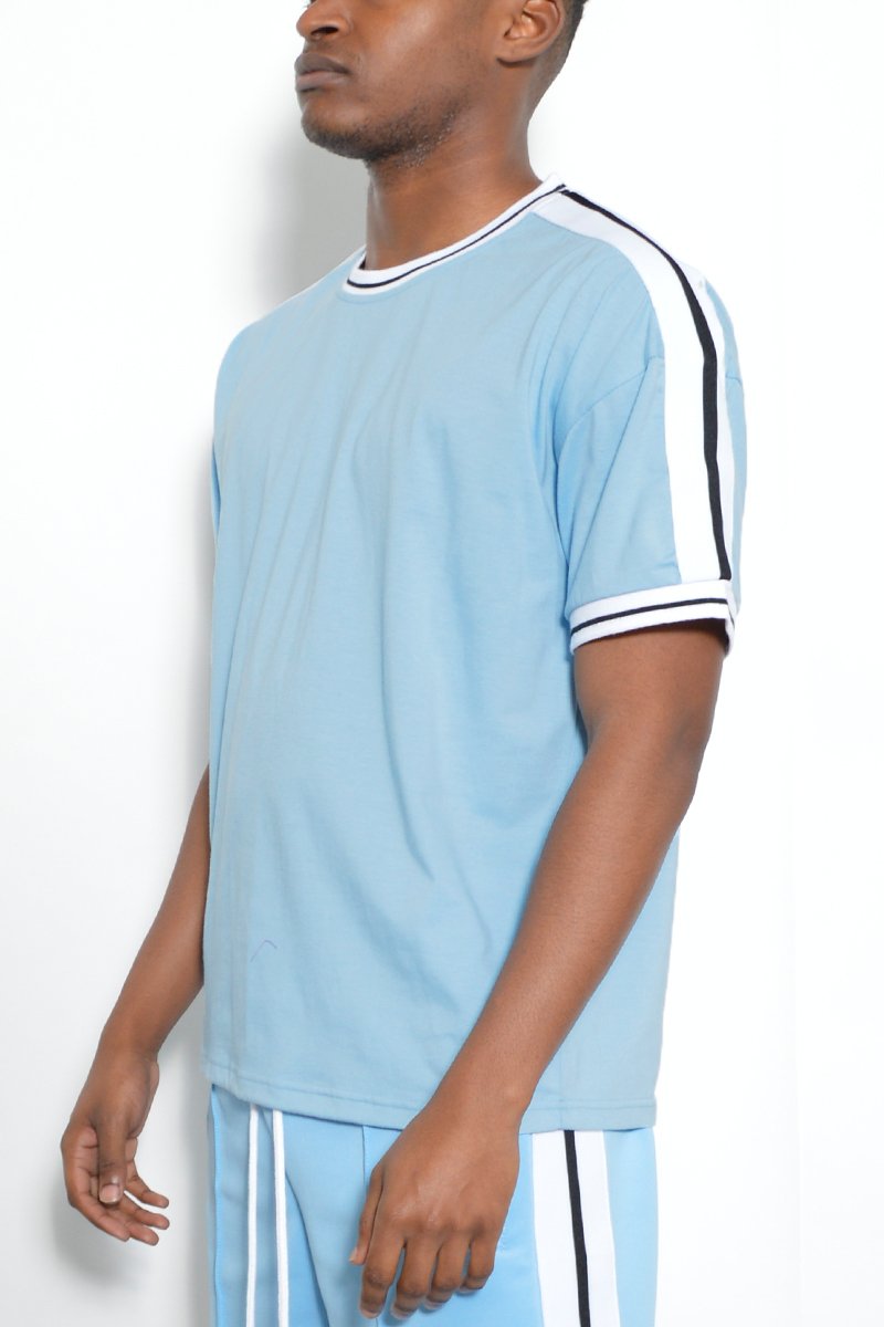 STRIPED TAPE TEE