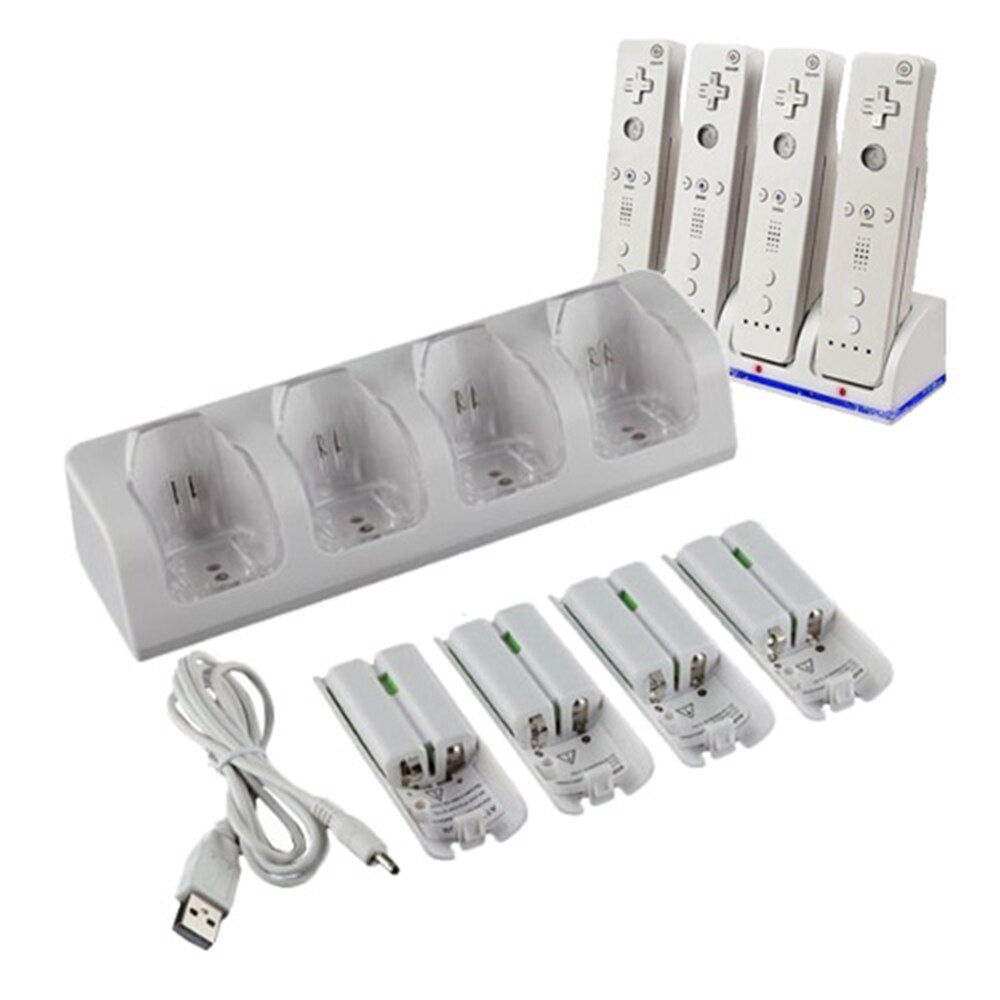 LED Light Station Wii Cell Charging Dock Stand for