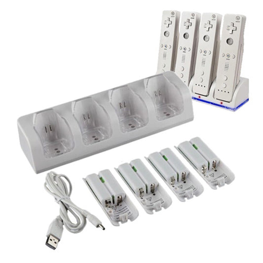 LED Light Station Wii Cell Charging Dock Stand for