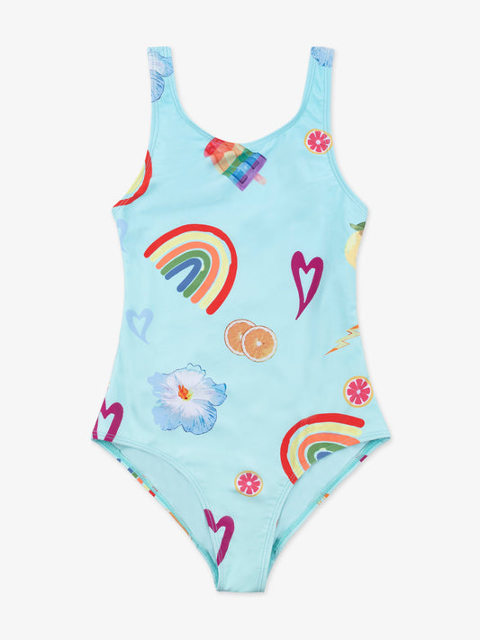 Lillian Printed One Piece Swimsuit