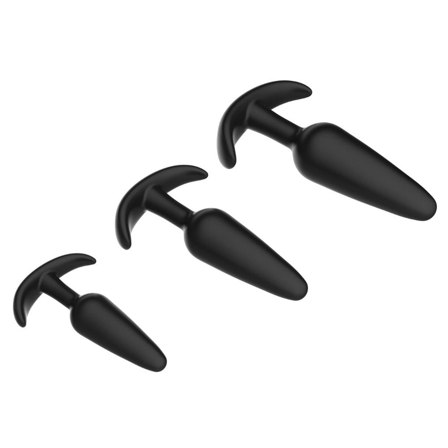 Level Up Anal Trainers 3 Piece Silicone Anchor Set