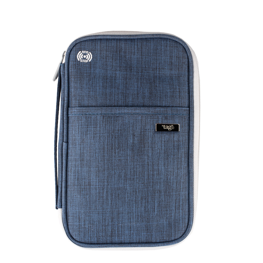 Canvas Passport Tracker Holder