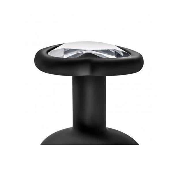 Luxe Bling Plugs Training Kit Black With White Gems