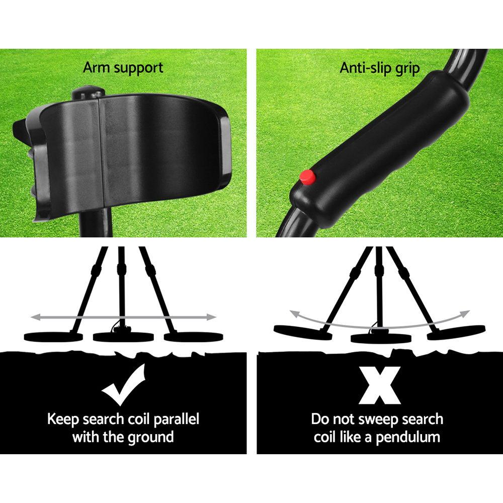 Metal Detector 180MM Deep Sensitive Waterproof Treasure Hunter Gold