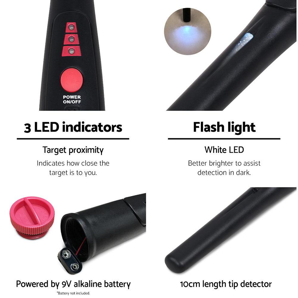 Metal Detector 40MM Sensitive Handheld Pinpointer Waterproof Automatic