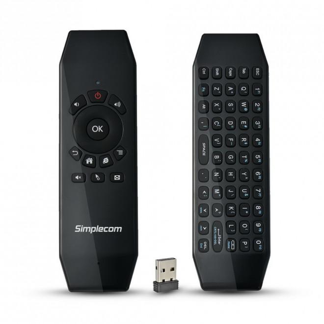 Simplecom RT150 2.4GHz Wireless Remote Air Mouse Keyboard with IR