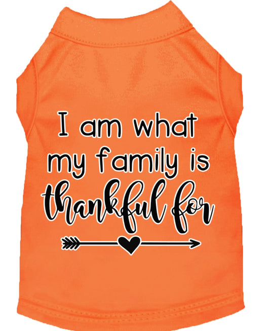 Mirage Pet 51-435 ORXXXL I Am What My Family is Thankful for Screen Pr