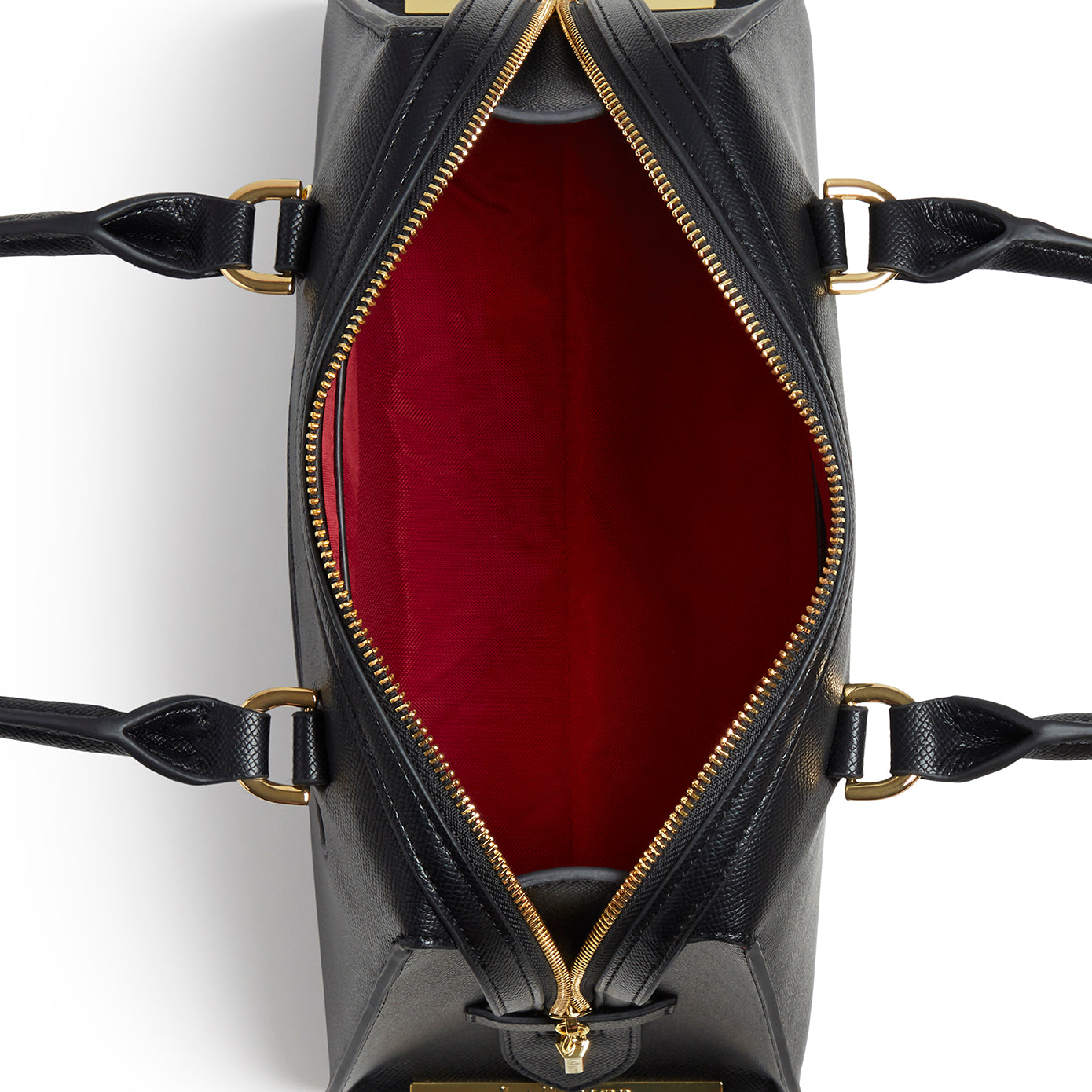 Magnolia Black Vegan Small Bowling Bag