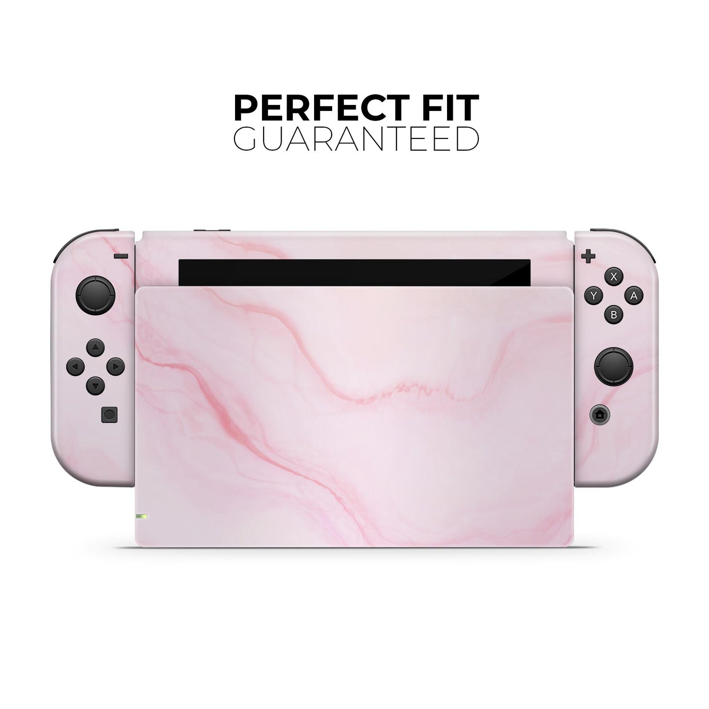 Marble Surface V1 Pink - Vinyl Skin Wrap for Nintendo Switch 2, OLED,