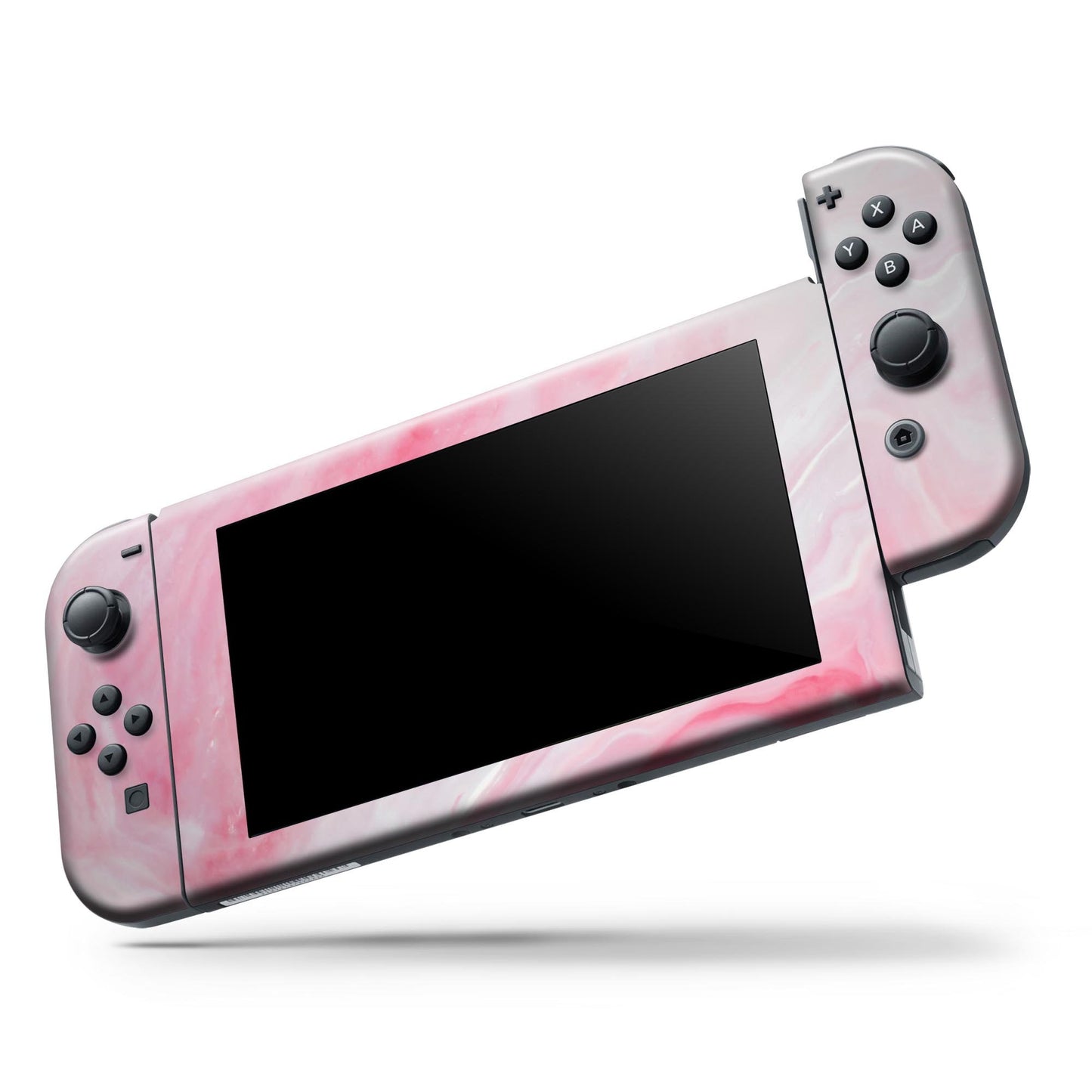 Marbleized Pink Paradise V6 - Vinyl Skin Wrap for Nintendo Switch 2,