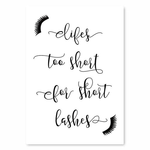 Modern Black White Girl Sexy Wall Art