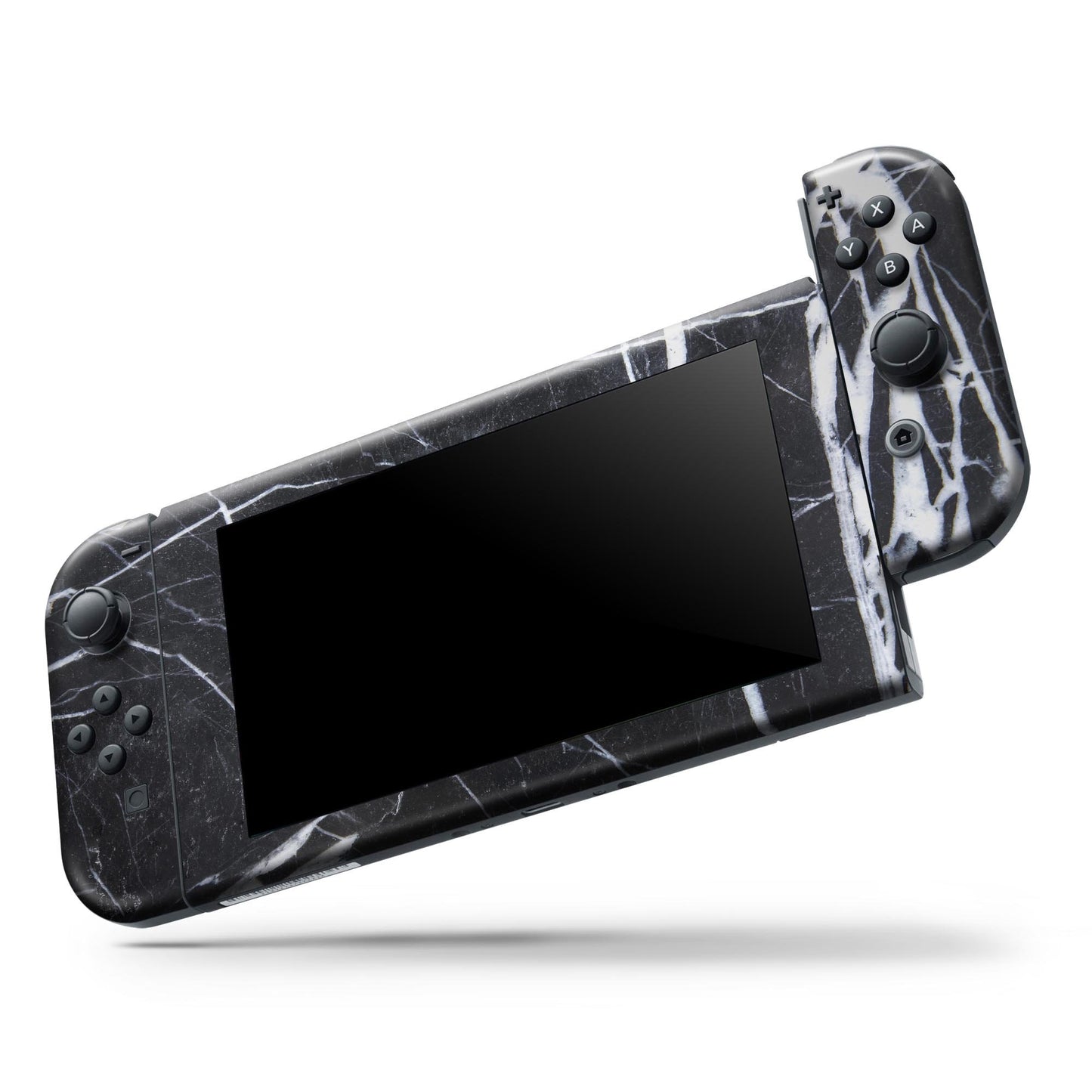 Natural Black & White Marble Stone - Vinyl Skin Wrap for Nintendo