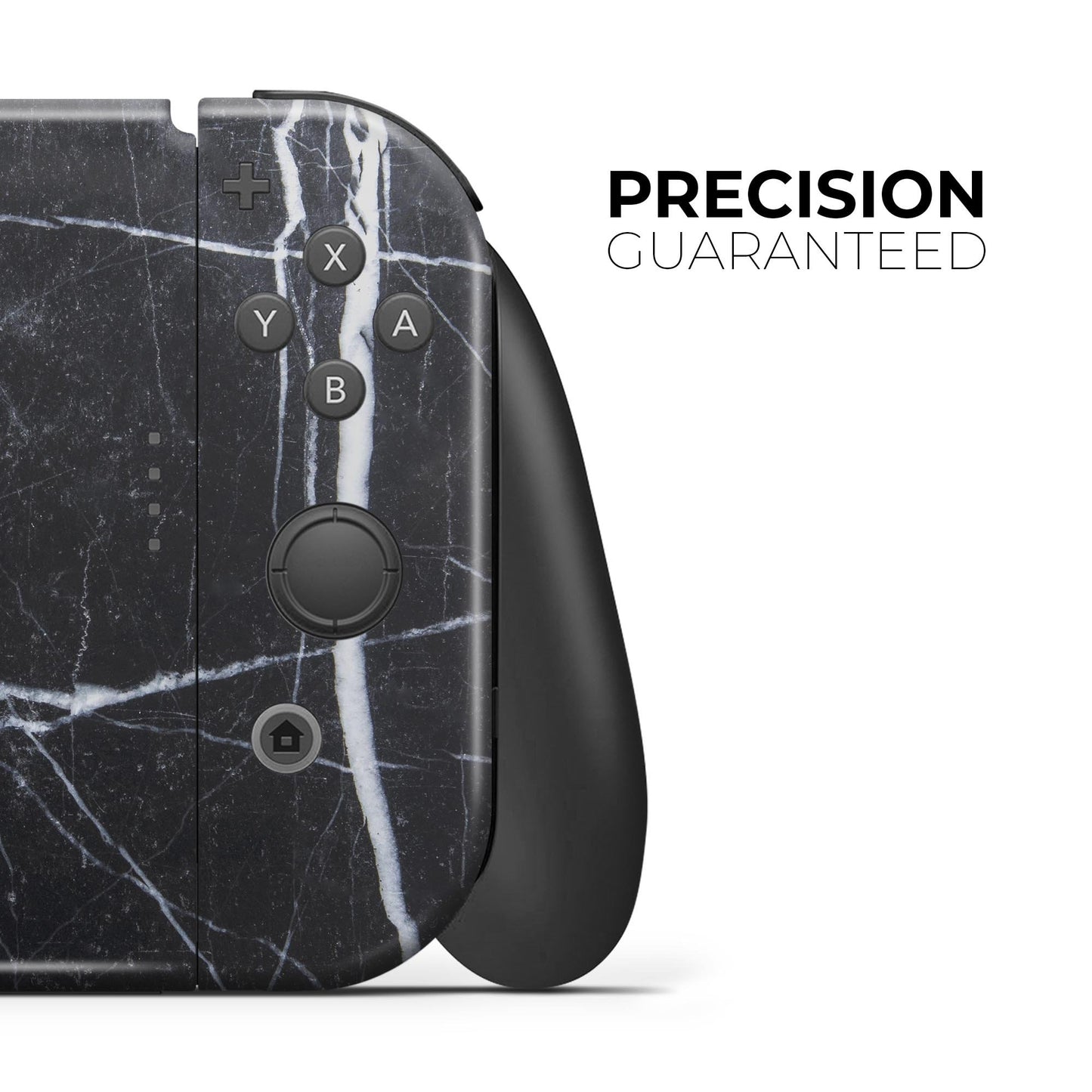 Natural Black & White Marble Stone - Vinyl Skin Wrap for Nintendo
