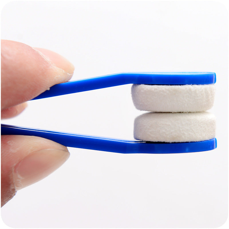 Portable lens cloth for glasses, cleans without scratching, leaves no