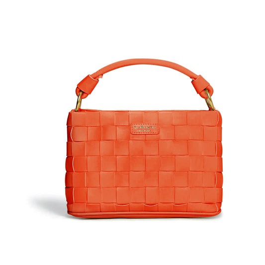 Bella Vegan Mini Crossbody Bag Orange
