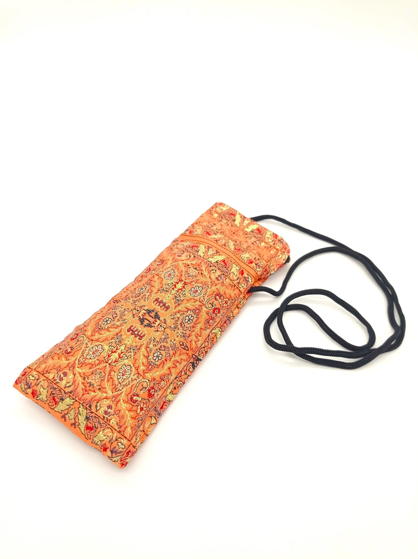 Handmade oriental pattern colorful glasses case