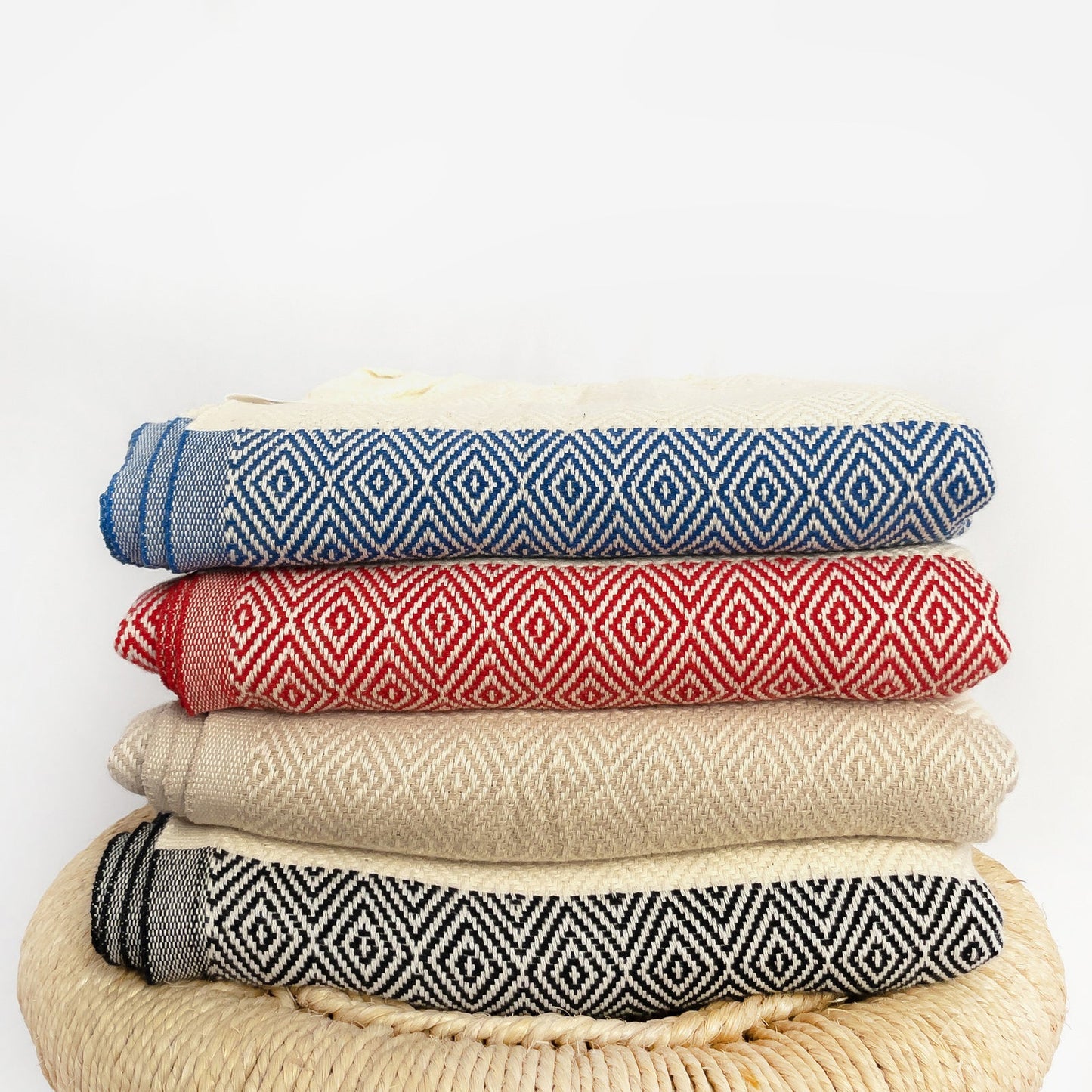 OTTO BEIGE Handgewebtes Hamamtuch