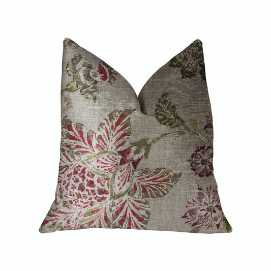Garden Secrets Multicolor Luxury Throw Pillow