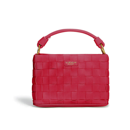 Bella Vegan Mini Crossbody Bag Pink