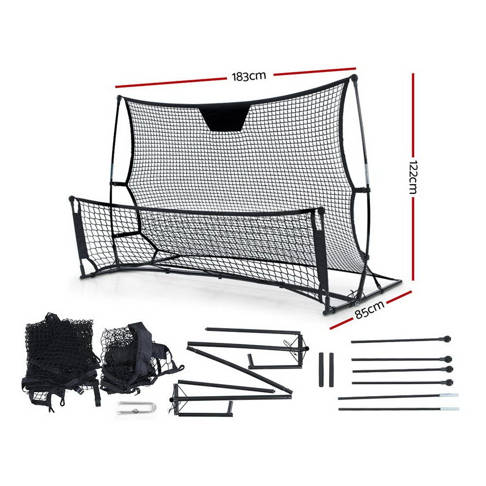 Everfit Portable Soccer Rebounder Net Volley Training Football Goal