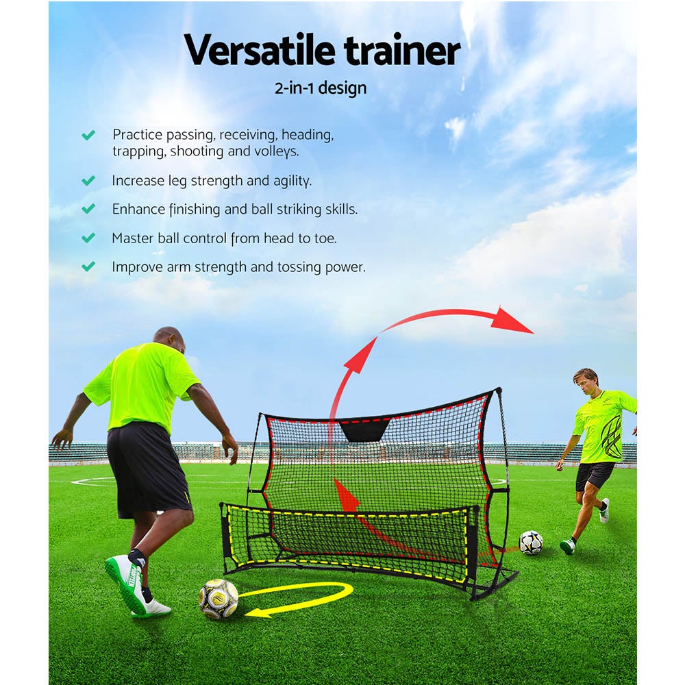 Everfit Portable Soccer Rebounder Net Volley Training Football Goal