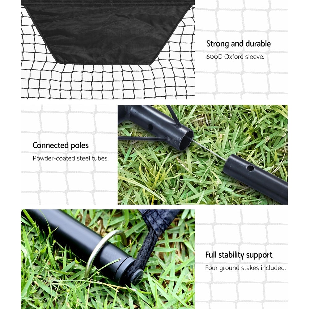 Everfit Portable Soccer Rebounder Net Volley Training Football Goal