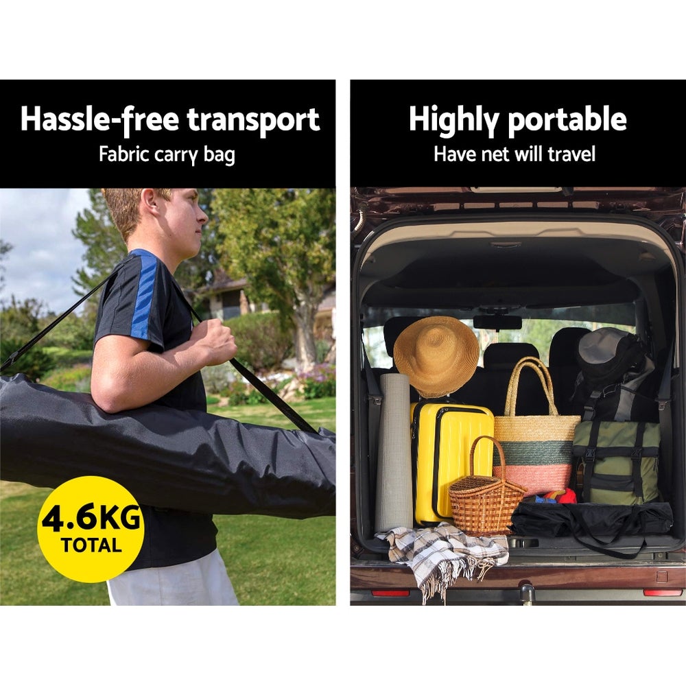 Everfit Portable Soccer Rebounder Net Volley Training Football Goal