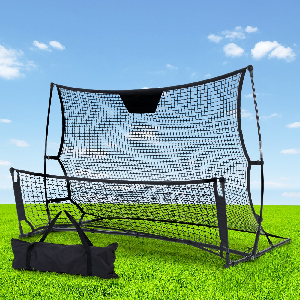 Everfit Portable Soccer Rebounder Net Volley Training Football Goal