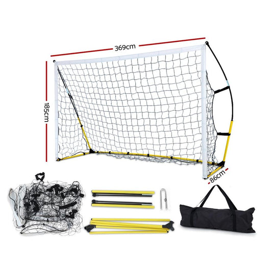 Everfit 3.6m Football Soccer Net Portable Goal Net Rebounder Sports