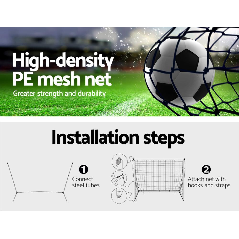 Everfit 3.6m Football Soccer Net Portable Goal Net Rebounder Sports